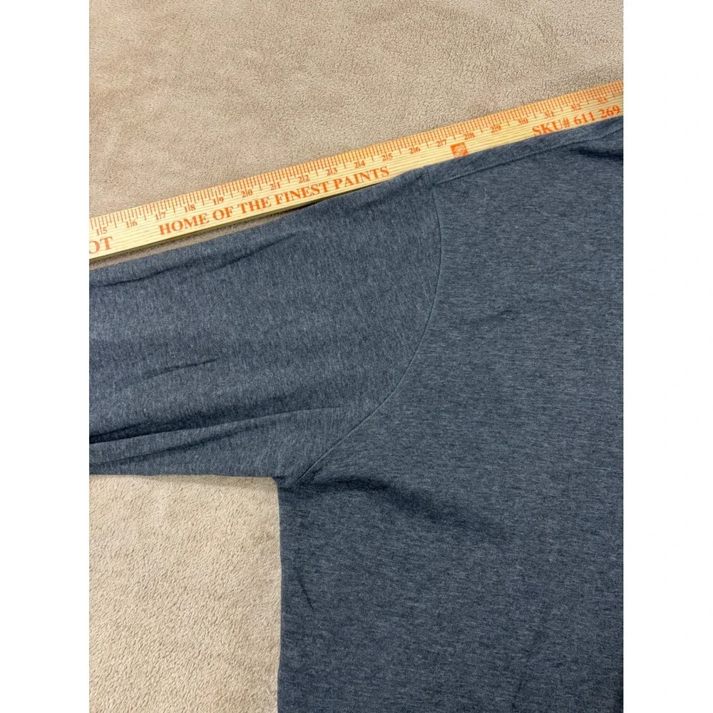 Polo Ralph Lauren Quarter Zip Pullover Mens 2XL Gray Good‎ Condition Faded Color